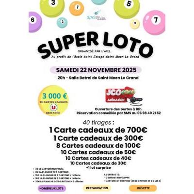 Photo du Super Loto  à Saint-Méen-le-Grand