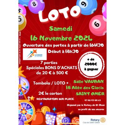 Photo du Loto du Rotary - spécial bons d'achats de 20€ a 500€ à Saint-Omer