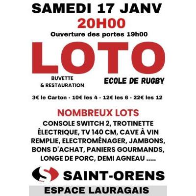 Photo du GRAND LOTO DE L'ECOLE DE RUGBY à Saint-Orens-de-Gameville