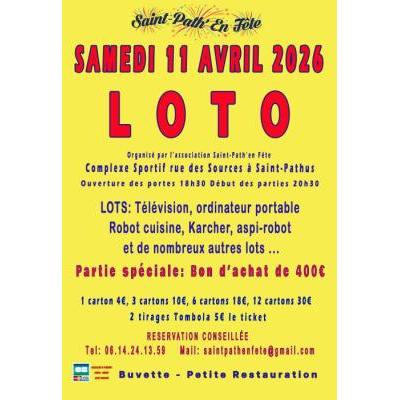 Photo du Loto de l'association Saint-Path en F&ecirc;te à Saint-Pathus
