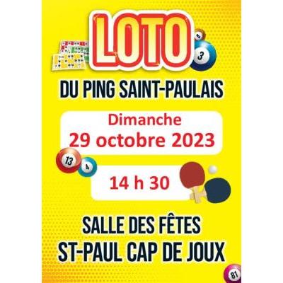 Photo du Loto du Ping Saint Paulais Pays de Cocagne à Saint-Paul-Cap-de-Joux