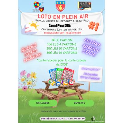 Photo du Premi&egrave;re &eacute;dition du LOTO PLEIN AIR !  à Saint-Paul