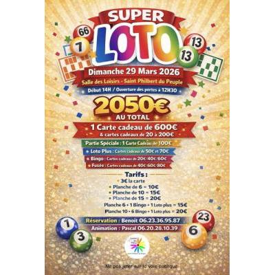 Photo du Super Loto du Comit&eacute; des f&ecirc;tes  à Saint-Philbert-du-Peuple