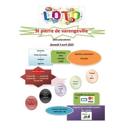 Photo du Loto des Jardins Ouvriers et Familiaux de Duclair à Saint-Pierre-de-Varengeville