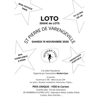 Photo du GRAND LOTO à Saint-Pierre-de-Varengeville Modern'Jazz à Saint-Pierre-de-Varengeville