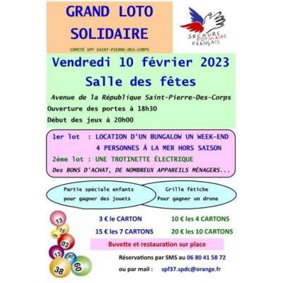 Photo du Grand Loto Solidaire à Saint-Pierre-des-Corps