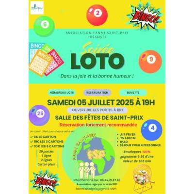 Photo du Soirée Loto à Saint-Prix