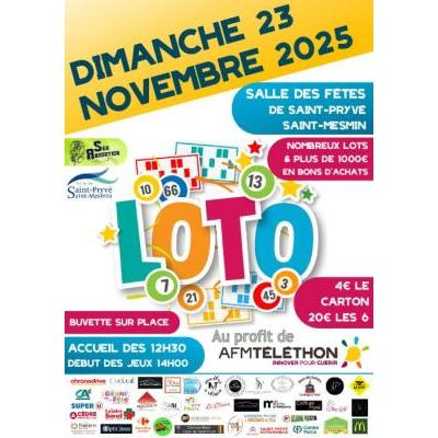 Photo du Loto au profit du Téléthon à Saint-Pryvé-Saint-Mesmin