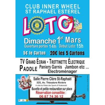 Photo du Grand Loto Inner Wheel à Saint-Raphaël