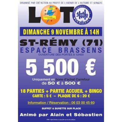 Photo du LOTO CRE ACTION ET GEN & ZIC à Saint-Rémy