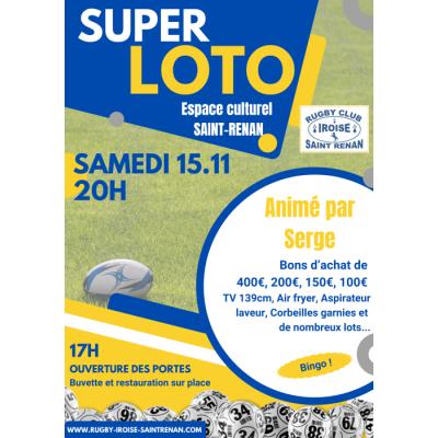 Photo du Super Loto du Rugby Club Iroise à Saint-Renan