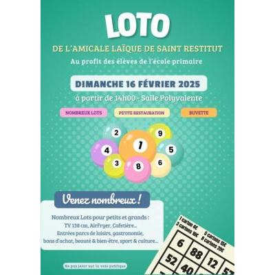 Photo du Loto Amicale Laique de St Restitut à Saint-Restitut