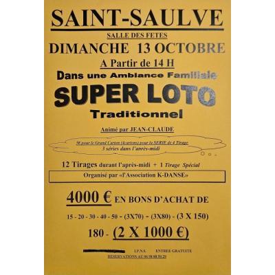 Photo du Super Loto Traditionnel à Saint-Saulve