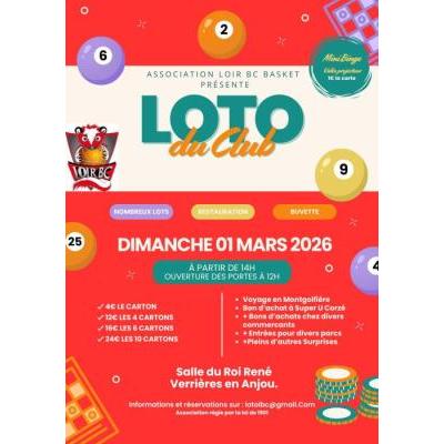 Photo du Loto du Club Loir BC à Saint-Sylvain-d'Anjou