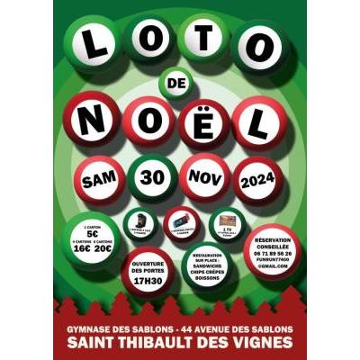 Photo du Loto de Noël  à Saint-Thibault-des-Vignes