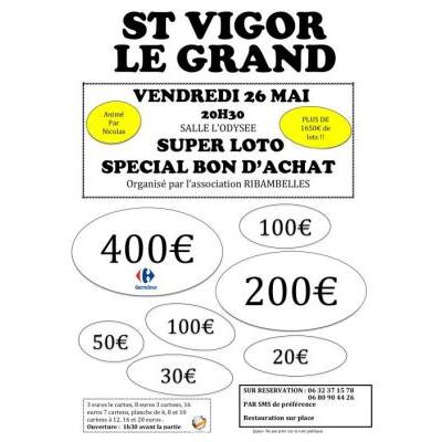 Photo du Super loto à Saint-Vigor-le-Grand