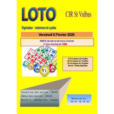 Photo du LOTO des randonneurs à Saint-Vulbas