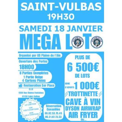 Photo du Mega Loto de l'USPA à Saint-Vulbas