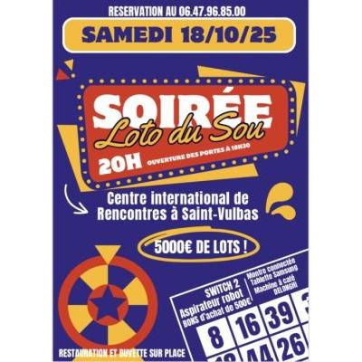 Photo du Loto du Sou 5000€ de lots à Saint-Vulbas