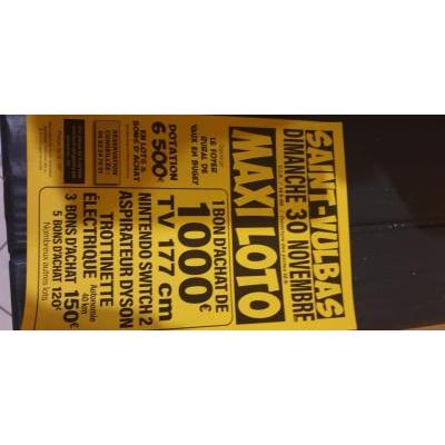 Photo du Super loto du foyer rural de Vaux-en-Bugey à Saint-Vulbas