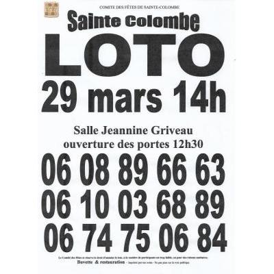 Photo du LOTO du Comit&eacute; Des F&ecirc;tes à Sainte-Colombe