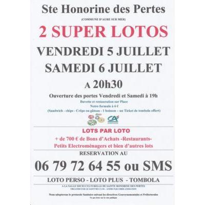 Photo du 2 SUPERS LOTO STE HONORINE DES PERTES PAR CHRIS ANIMATION à Sainte-Honorine-des-Pertes