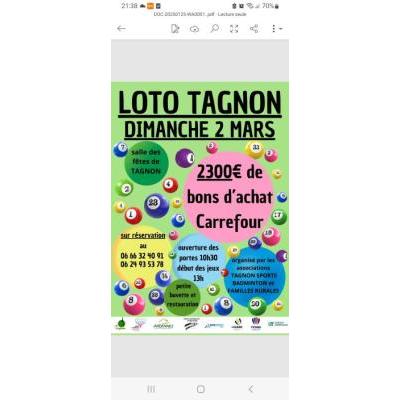 Photo du Super Loto  à Tagnon