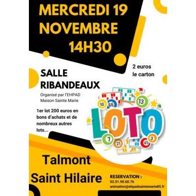 Photo du loto de sainte marie à Talmont-Saint-Hilaire