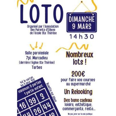 Photo du LOTO de l'école Ste Thérèse  à Tarbes