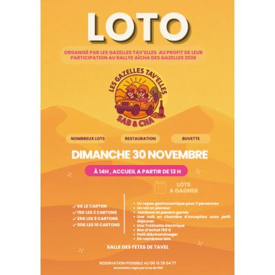Photo du Loto Solidaire des Gazelles Tav'elles à Tavel