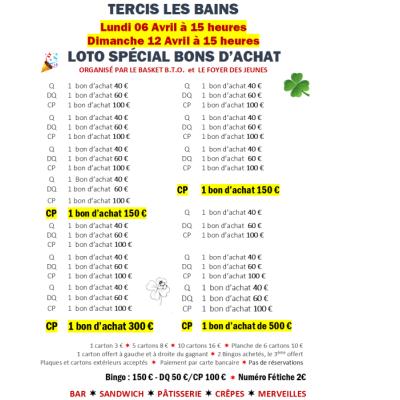 Photo du SUPER LOTO SPECIAL BONS D'ACHAT à Tercis-les-Bains