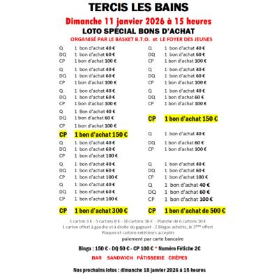 Photo du LOTO BINGO à Tercis-les-Bains