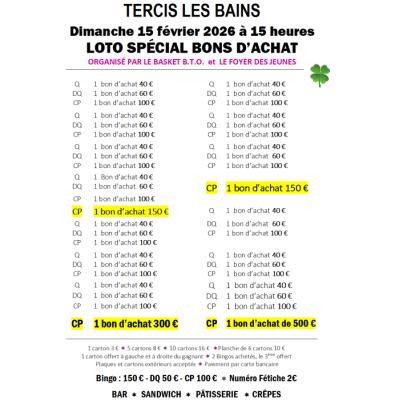 Photo du SUPER LOTO BINGO à Tercis-les-Bains