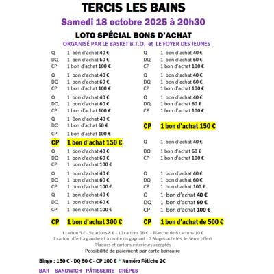 Photo du LOTO BINGO à Tercis-les-Bains