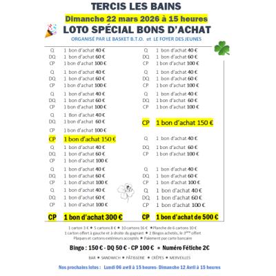 Photo du SUPER LOTO BINGO à Tercis-les-Bains