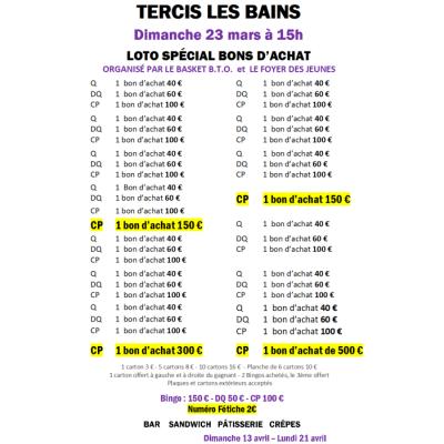 Photo du SUPER LOTO BINGO à Tercis-les-Bains