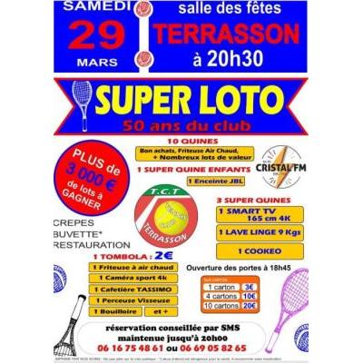 Photo du super loto du Tennis club Terrasson à Terrasson-Lavilledieu