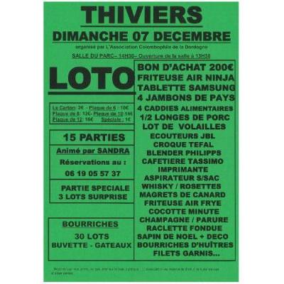 Photo du LOTO à Thiviers