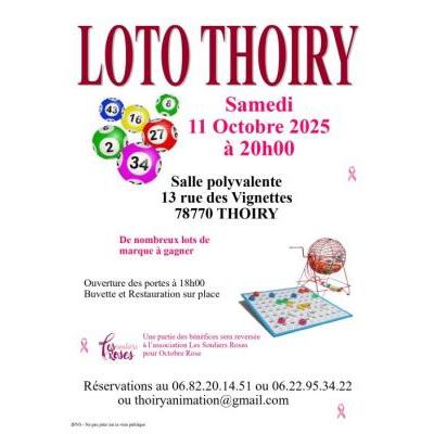 Photo du Loto pour Octobre rose à Thoiry