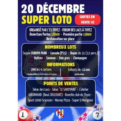 Photo du Super loto de Noël à Thyez