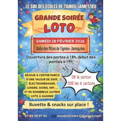Photo du LOTO SOU DES ECOLES DE TIGNIEU-JAMEYZIEU à Tignieu-Jameyzieu