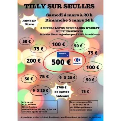 Photo du Week-end Super Loto spécial cartes cadeaux multi enseignes  à Tilly-sur-Seulles