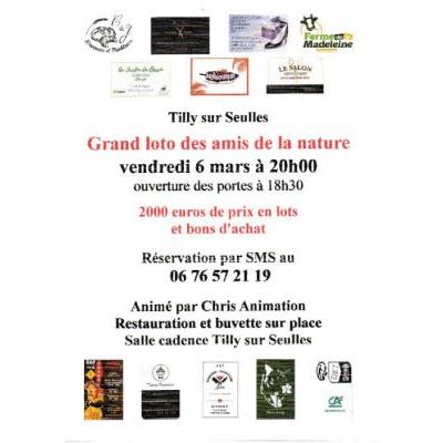 Photo du grand loto des amis de la nature à Tilly-sur-Seulles