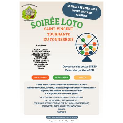 Photo du LOTO ST VINCENT TOURNANTE DU TONNERROIS à Tonnerre