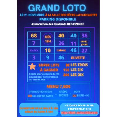 Photo du Grand loto de l'association DCG Ozenne à Toulouse
