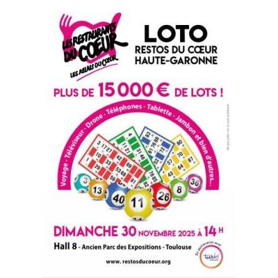 Photo du Loto des Restos du Coeur de la Haute-Garonne à Toulouse