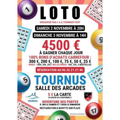 Photo du Super loto 100% bons d'achats Carrefour à Tournus