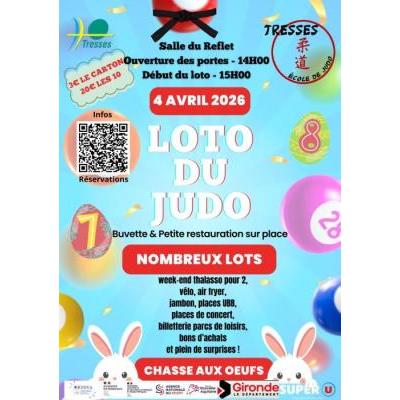 Photo du Loto du Judo de Tresses. De nombreux lots: weekend thalasso, v&eacute;lo, Air Fryer&hellip; à Tresses