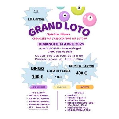 Photo du Grand Loto  à Vals-les-Bains