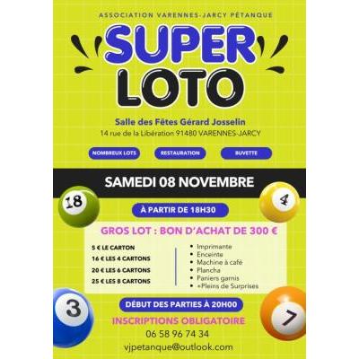 Photo du SUPER LOTO à Varennes-Jarcy
